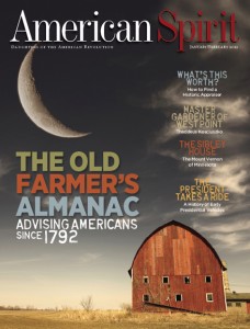 American Spirit Cover January/February 2012 The Old Farmer's Almanac 